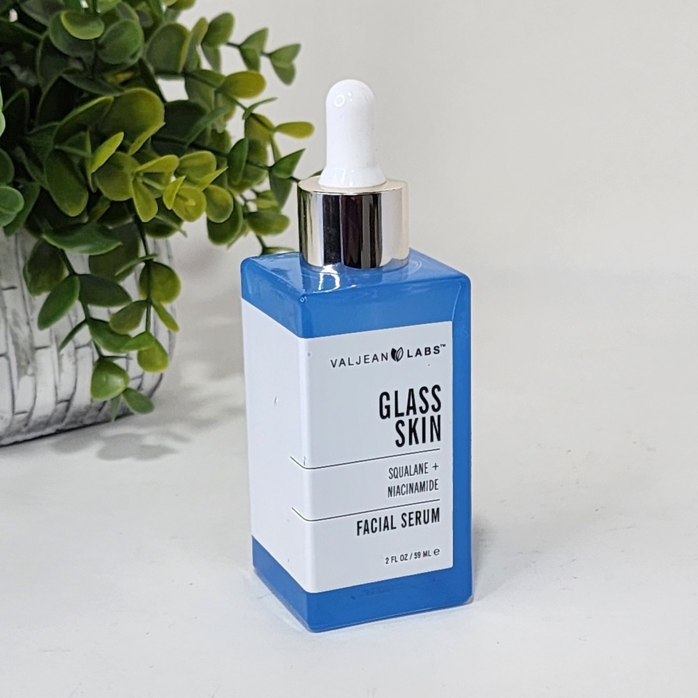 Valjean Labs Glass Skin Squalane + Niacinamide Face Serum Glow Radiance 2 fl oz